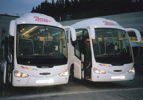 Autobuses para alquilar en Madrid y Toledo